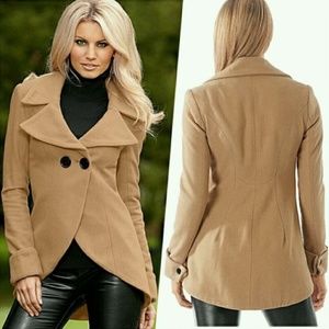 VENUS Tan Peacoat